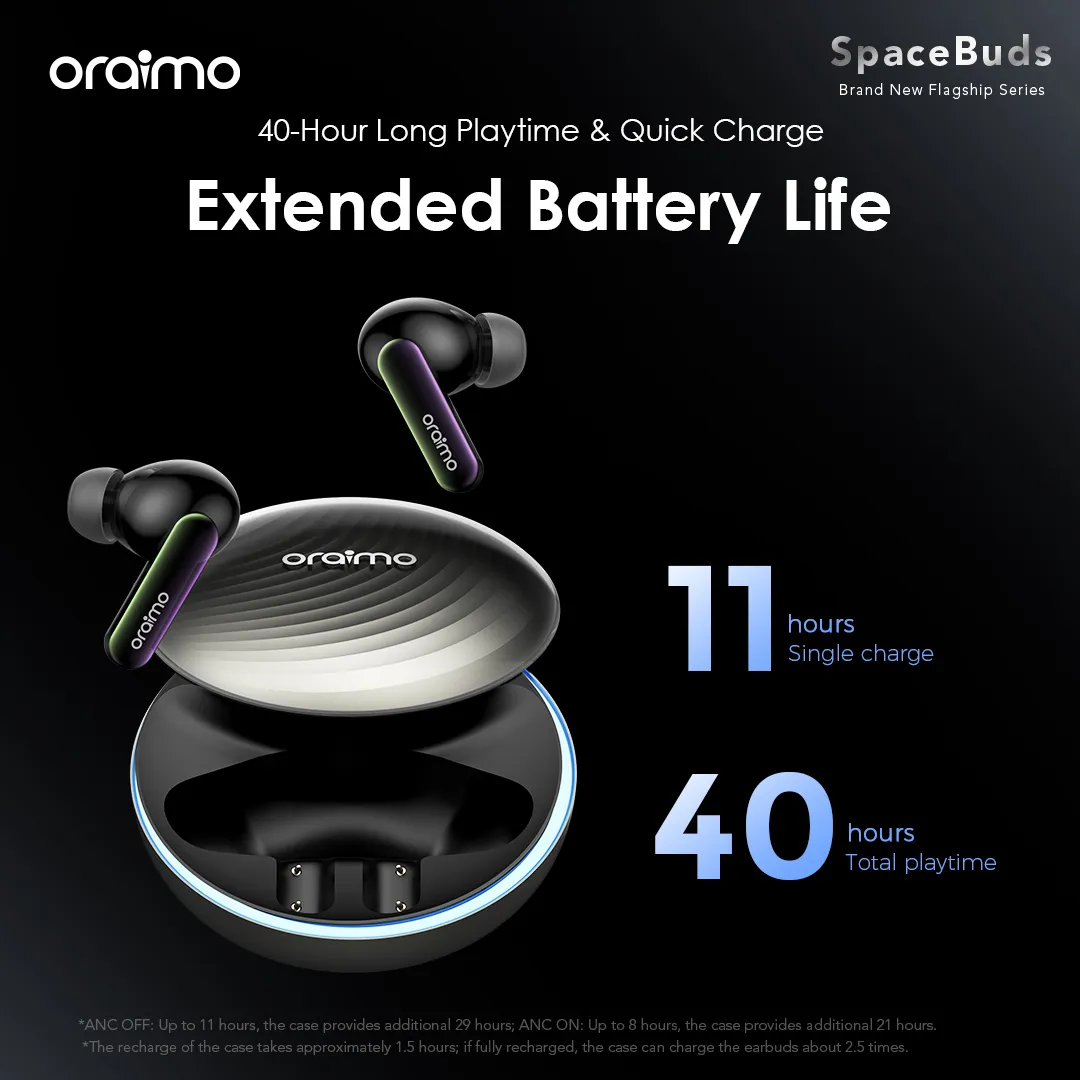 oraimo SpaceBuds Hybrid ANC True Wireless Earbuds Customized Voice Prompt otw 630 15
