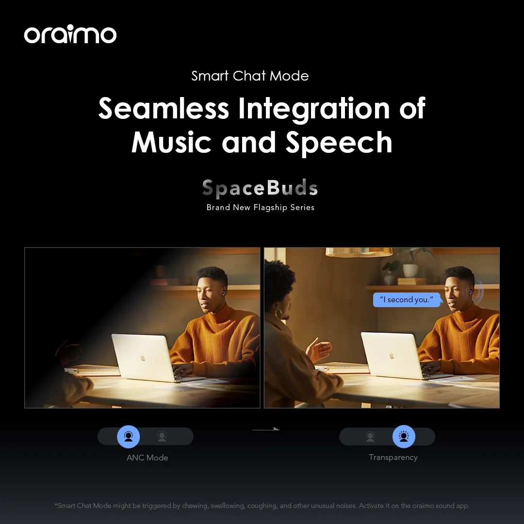 oraimo SpaceBuds Hybrid ANC True Wireless Earbuds Customized Voice Prompt otw 630 18