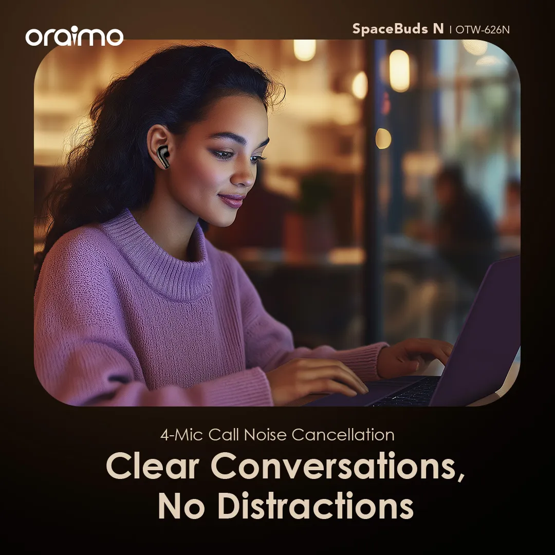 oraimo SpaceBuds N ANC True Wireless Earbuds OTW-626N oraimo SpaceBuds N ANC True Wireless Earbuds otw 626n 10