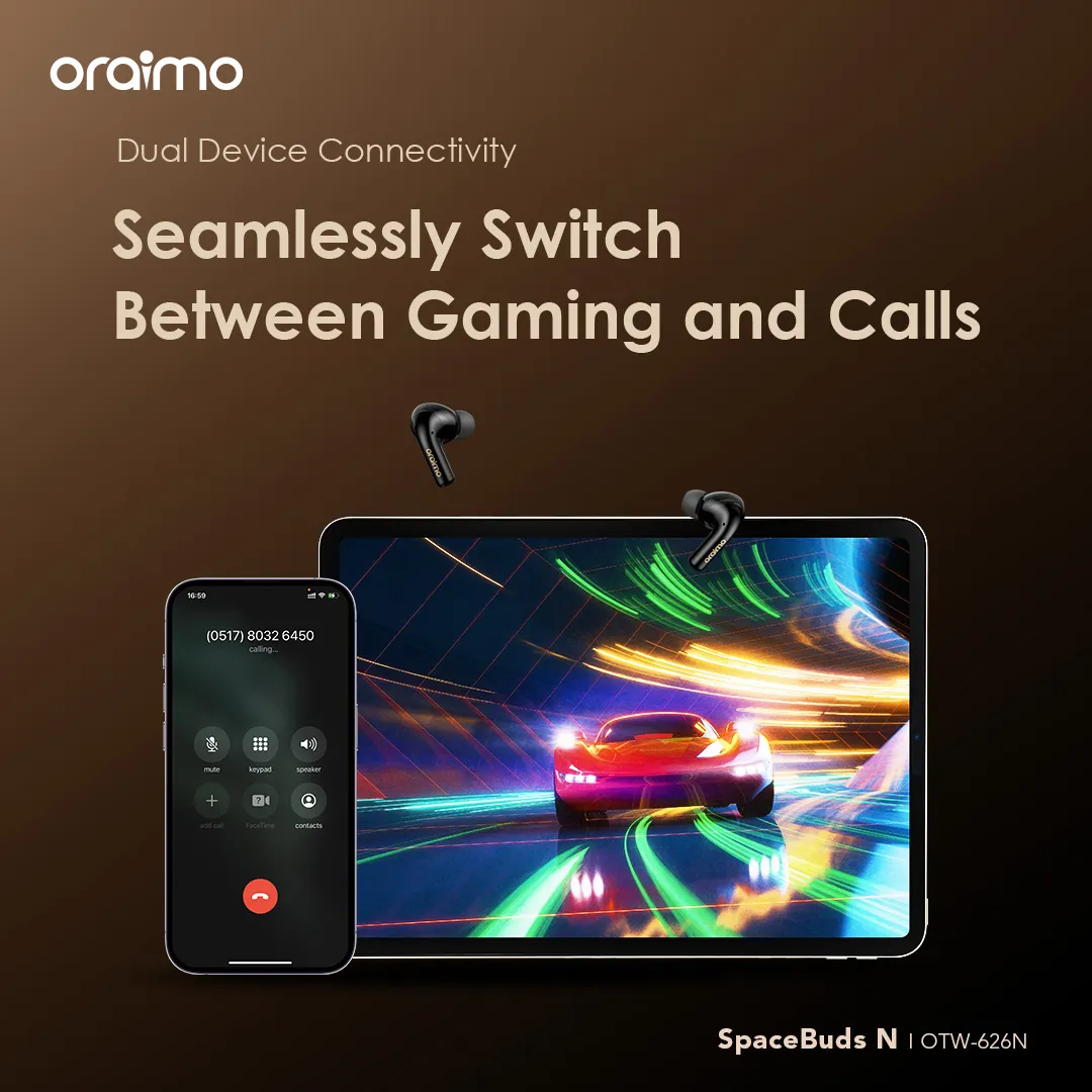 oraimo SpaceBuds N ANC True Wireless Earbuds OTW-626N oraimo SpaceBuds N ANC True Wireless Earbuds otw 626n 3