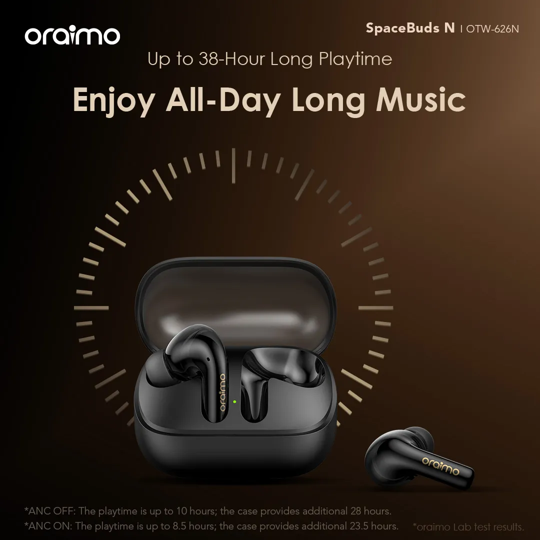 oraimo SpaceBuds N ANC True Wireless Earbuds OTW-626N oraimo SpaceBuds N ANC True Wireless Earbuds otw 626n 7