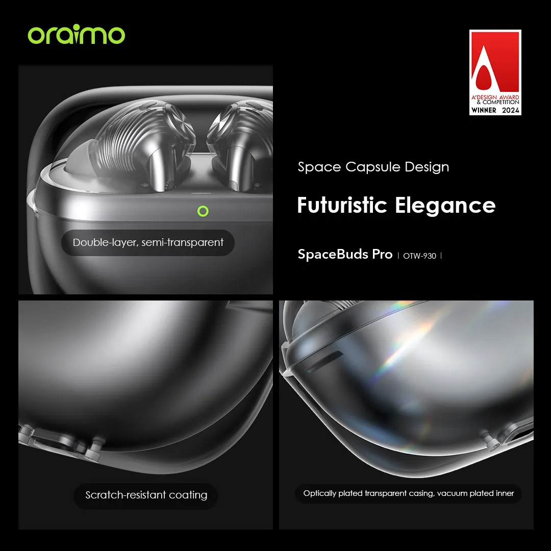 oraimo SpaceBuds Pro Hybrid ANC True Wireless Earbuds OYW-930 oraimo SpaceBuds Pro Hybrid ANC True Wireless Earbuds otw 930 11