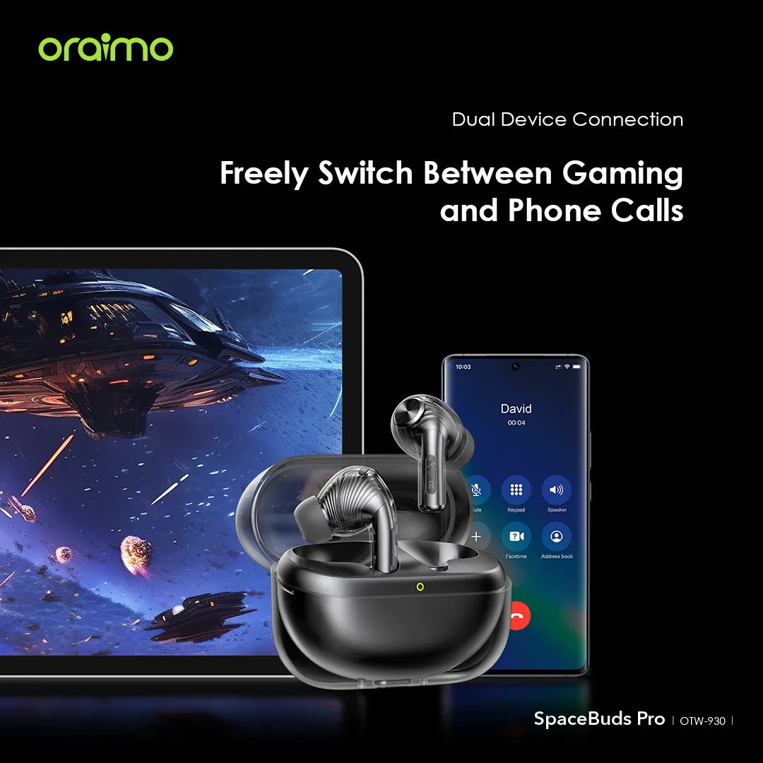 oraimo SpaceBuds Pro Hybrid ANC True Wireless Earbuds OYW-930 oraimo SpaceBuds Pro Hybrid ANC True Wireless Earbuds otw 930 7