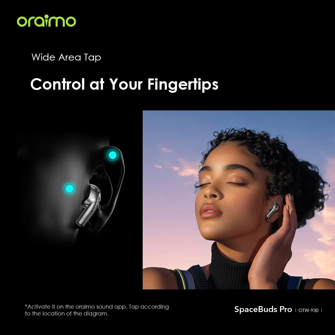 oraimo SpaceBuds Pro Hybrid ANC True Wireless Earbuds OYW-930 oraimo SpaceBuds Pro Hybrid ANC True Wireless Earbuds otw 930 8