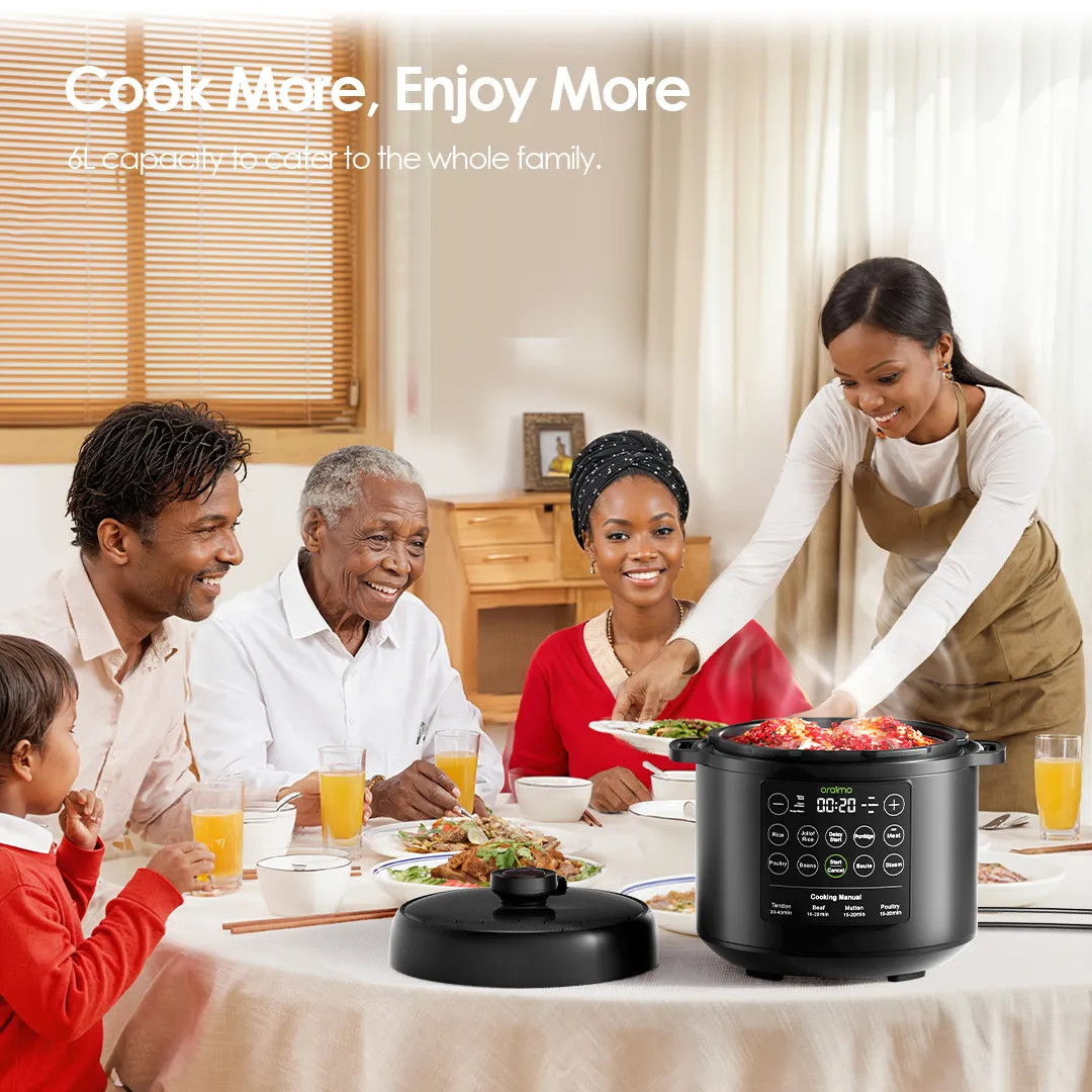 oraimo TenderPot 6L 1000W Electric Pressure Cooker OEC-201A oraimo TenderPot OEC 201A Cook More Enjoy More
