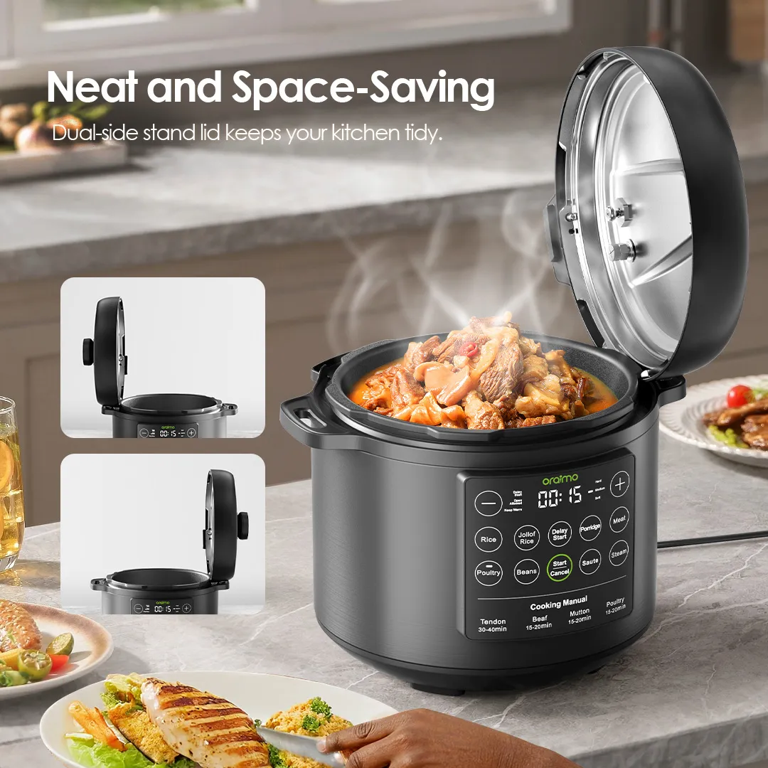oraimo TenderPot 6L 1000W Electric Pressure Cooker OEC-201A oraimo TenderPot OEC 201A Neat and Space Saving