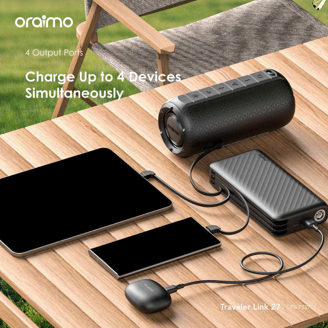 oraimo Traveler Link 27 27000mAh 12W Power Bank OPB-P5271 oraimo Traveler Link 27 27000mAh 12W Power Bank OPB P5217 7