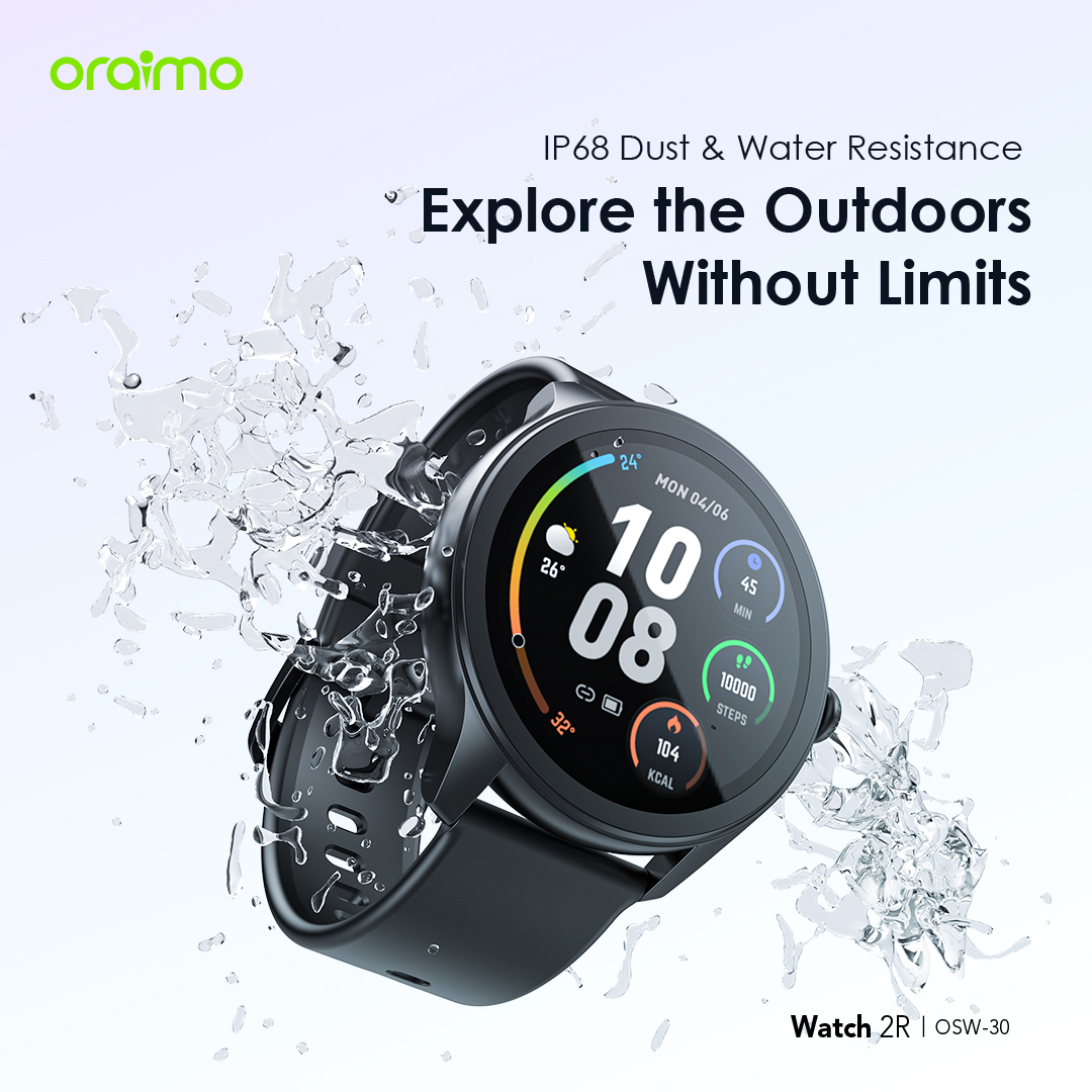 oraimo Watch 2R 1.39" TFT IP68 Smart Watch OSW-30 oraimo Watch 2R 1.39 TFT IP68 Smart Watch osw 30 3