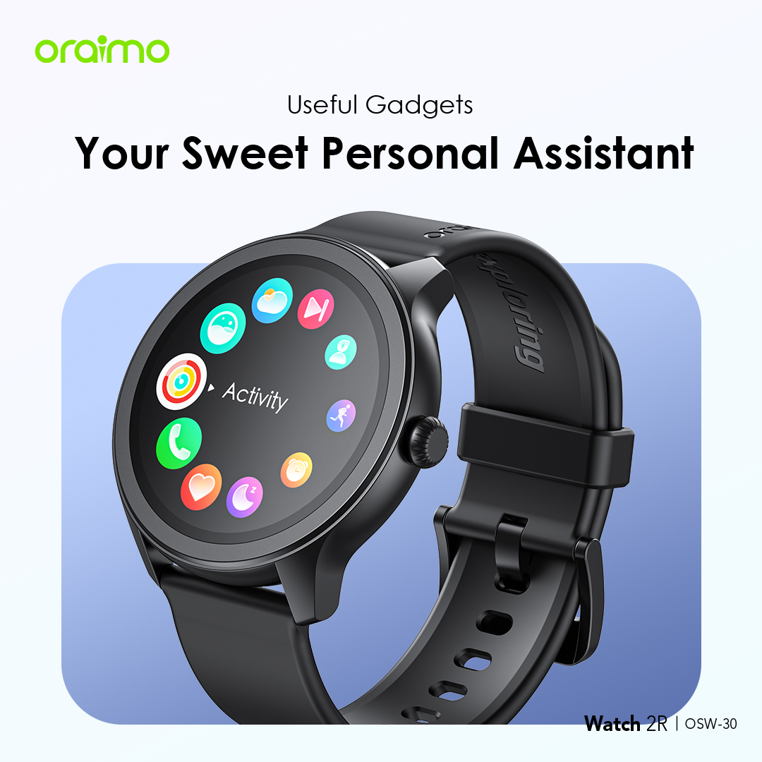 oraimo Watch 2R 1.39" TFT IP68 Smart Watch OSW-30 oraimo Watch 2R 1.39 TFT IP68 Smart Watch osw 30 5