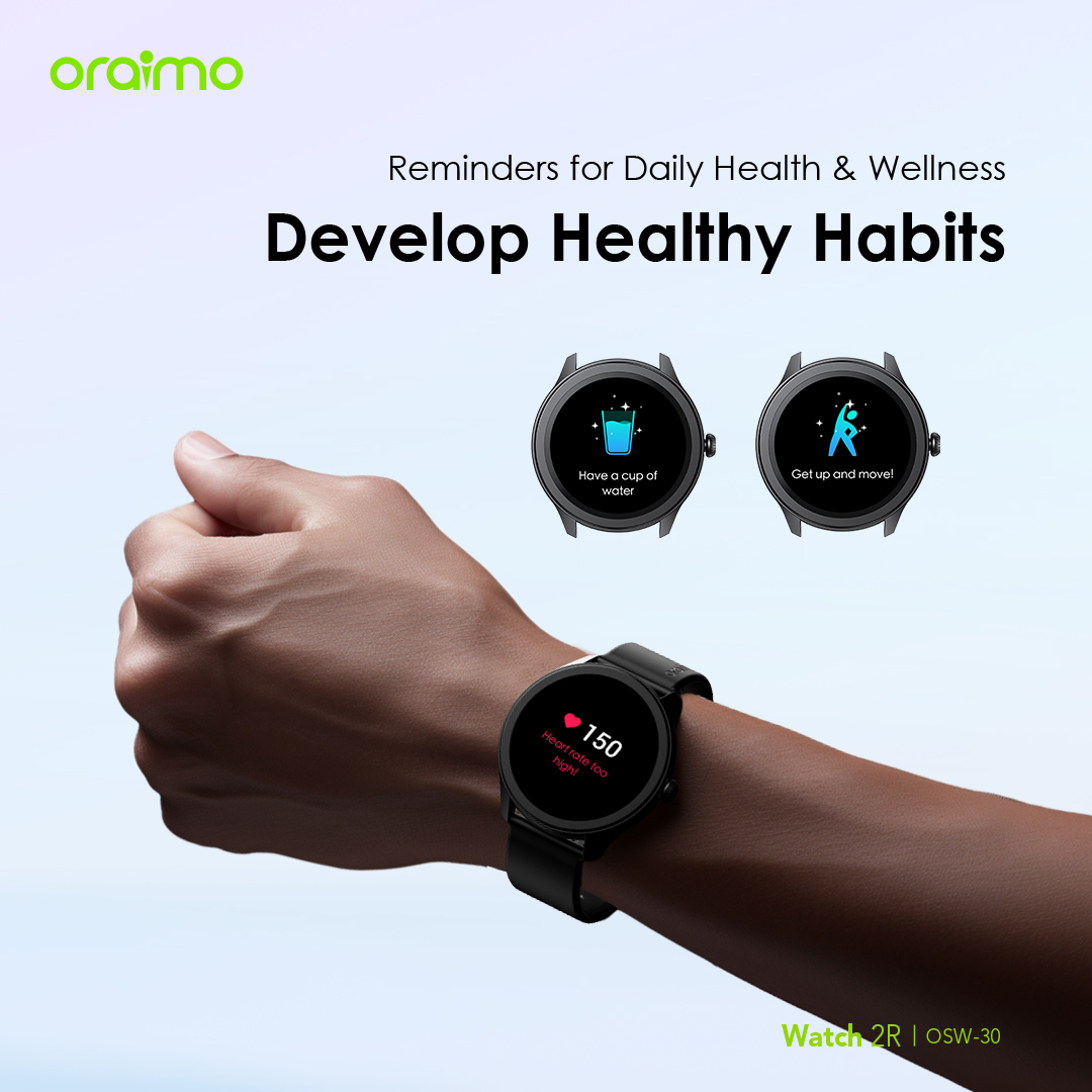 oraimo Watch 2R 1.39" TFT IP68 Smart Watch OSW-30 oraimo Watch 2R 1.39 TFT IP68 Smart Watch osw 30 6
