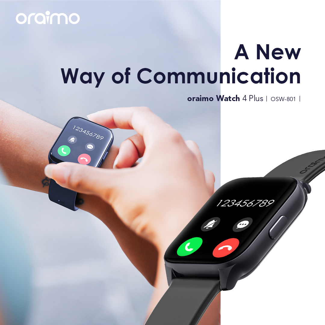 oraimo Watch 4 Plus 2.01″ HD IP68 Smart Watch OSW-801 oraimo Watch 4 Plus 2.01″ HD IP68 Smart Watch osw 801 8