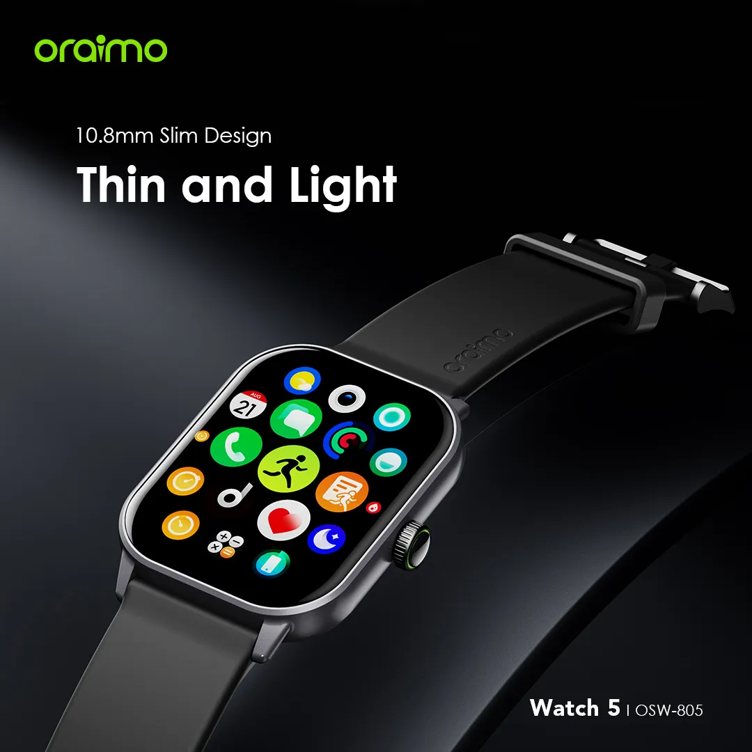 oraimo Watch 5 2.01" HD Panda Glass 1ATM Smart Watch OSW-805 oraimo Watch 5 2.01 HD Panda Glass 1ATM Smart Watch osw 805 11