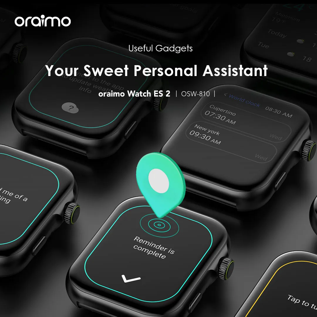 oraimo Watch ES 2 1.95″ AMOLED IP68 Smart Watch OSW-810 oraimo Watch ES 2 1.95″ AMOLED IP68 Smart Watch osw 810 2