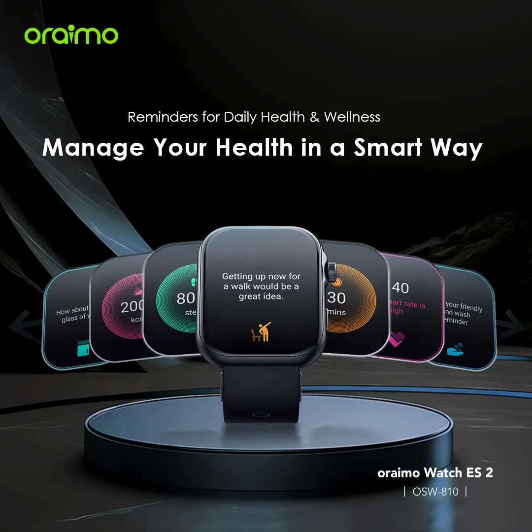 oraimo Watch ES 2 1.95″ AMOLED IP68 Smart Watch OSW-810 oraimo Watch ES 2 1.95″ AMOLED IP68 Smart Watch osw 810 4