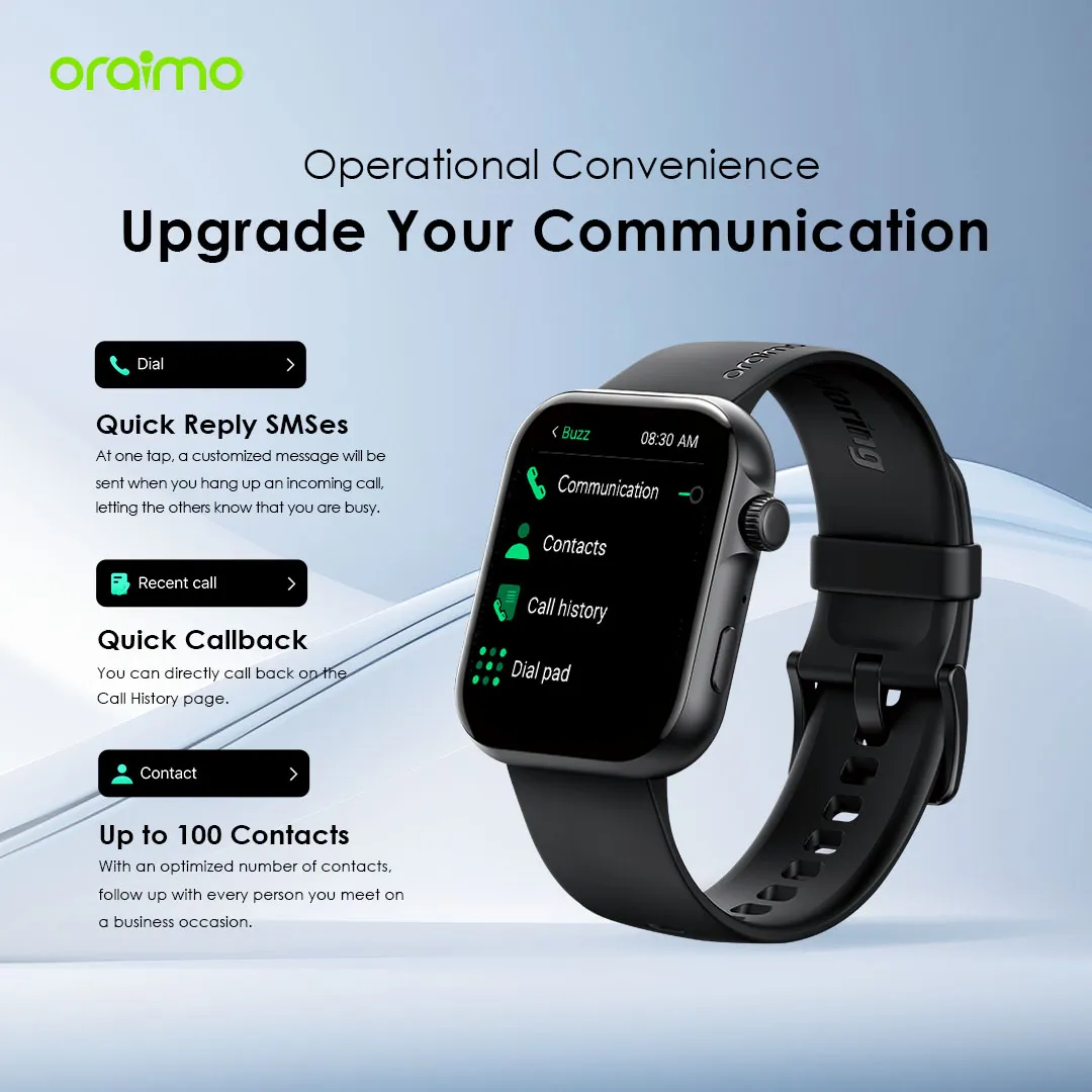 oraimo Watch ES 2 1.95″ AMOLED IP68 Smart Watch OSW-810 oraimo Watch ES 2 1.95″ AMOLED IP68 Smart Watch osw 810 8