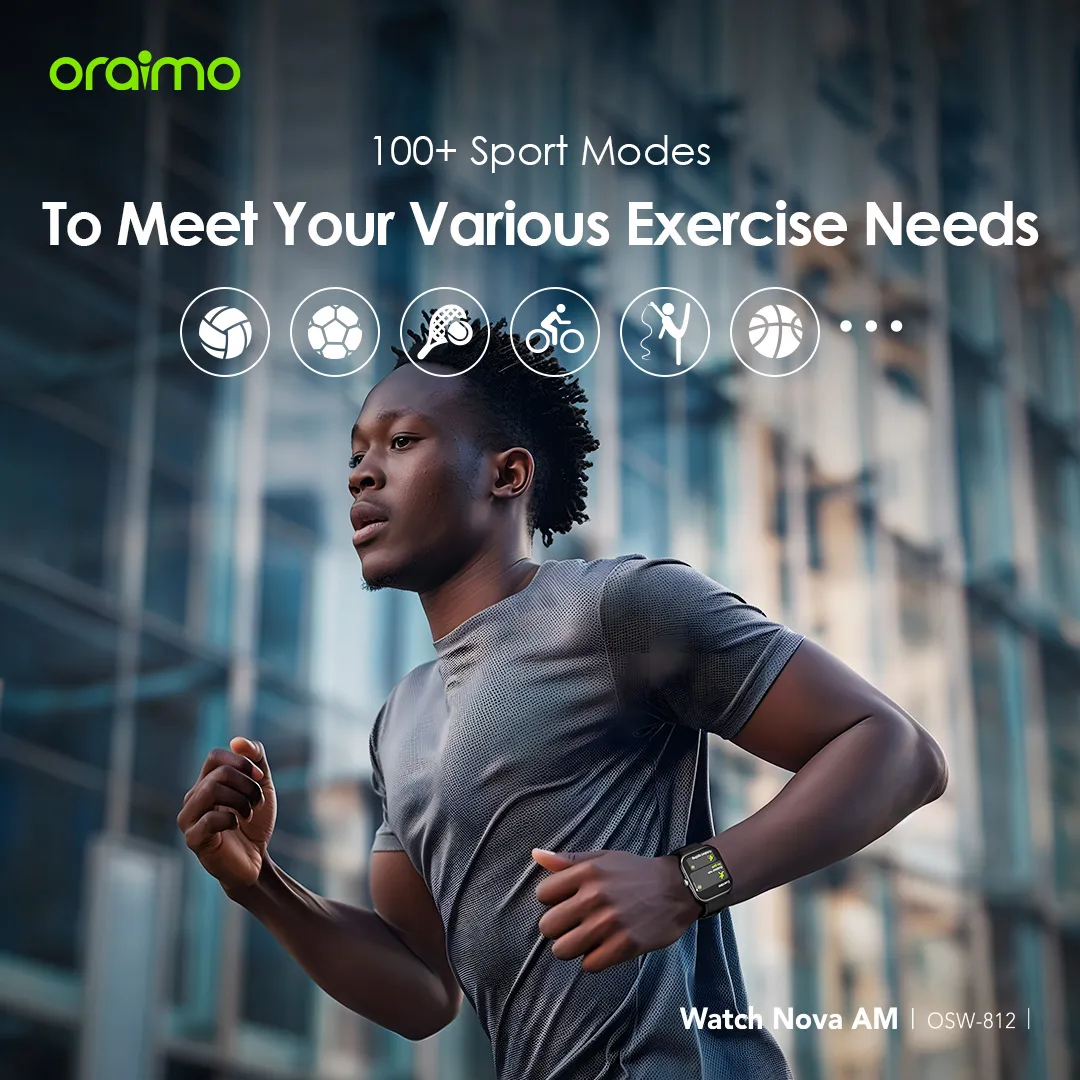 oraimo Watch Nova AM 2.01 AMOLED Screen Curved Cover Smart Watch OSW-812 oraimo Watch Nova AM 2.01 AMOLED Screen Curved Cover Smart Watch osw 812 4