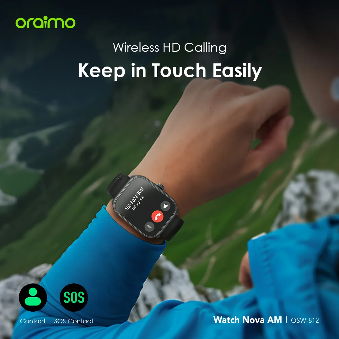 oraimo Watch Nova AM 2.01 AMOLED Screen Curved Cover Smart Watch OSW-812 oraimo Watch Nova AM 2.01 AMOLED Screen Curved Cover Smart Watch osw 812 6