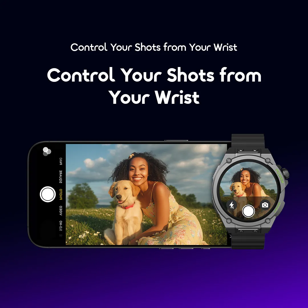 oraimo Watch Nova RV 1.39" HD Video Watch Faces IP68 Smart Watch OSW-822N oraimo Watch Nova RV OSW 822N Camera Remote Control Live Preview