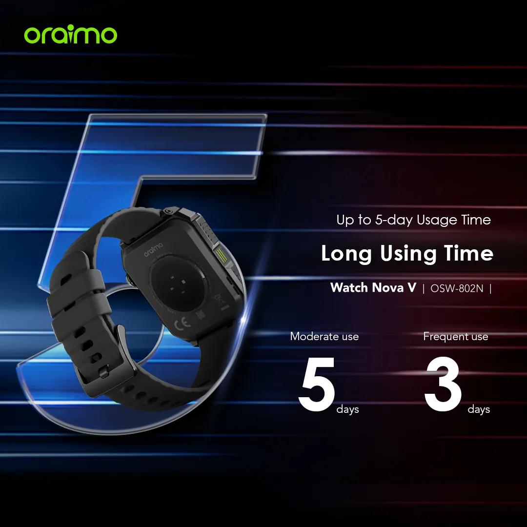 oraimo Watch Nova V 2.01" HD Video Watch Faces Smart Watch OSW-802N oraimo Watch Nova V 2.01 HD Video Watch Faces Smart Watch osw 802n 2
