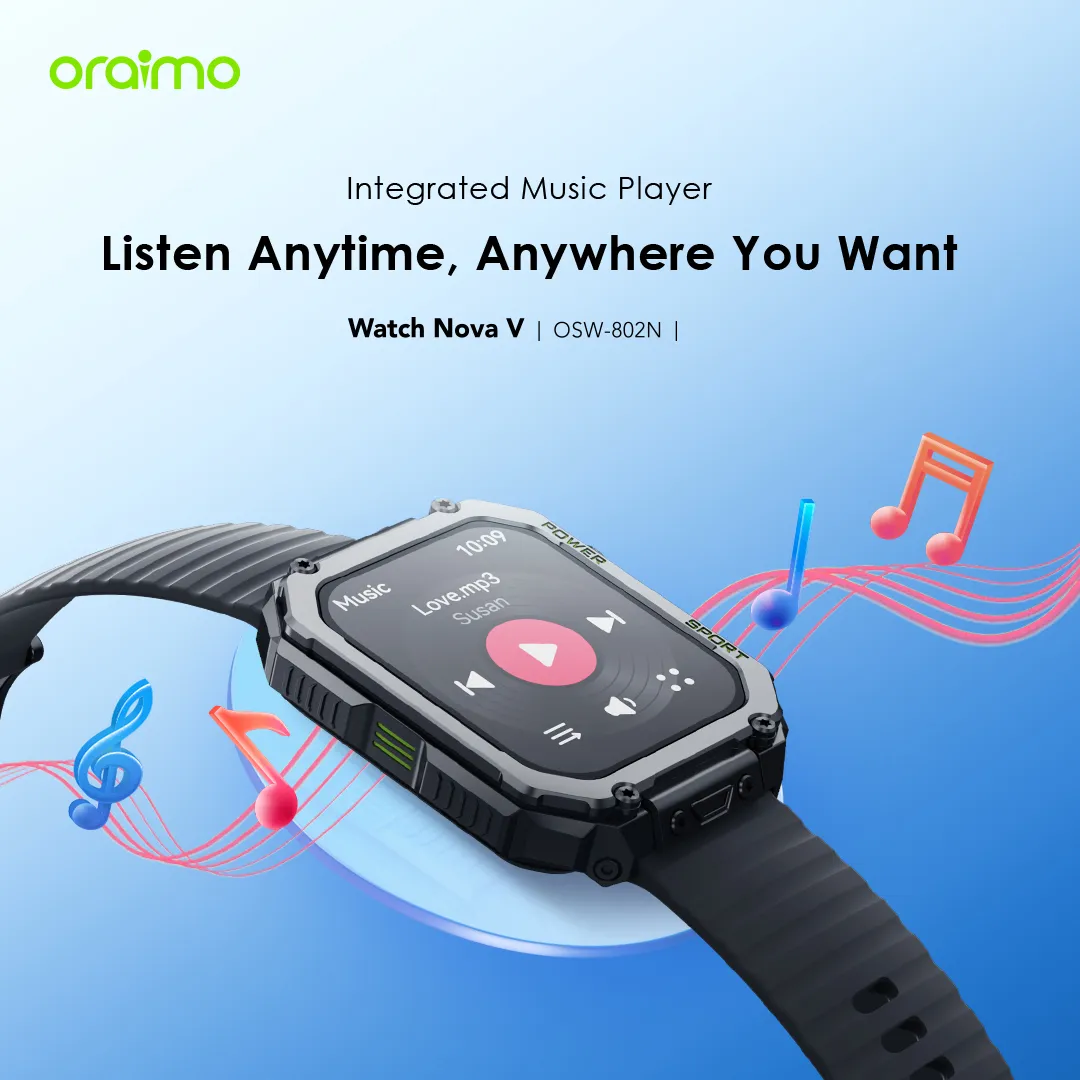oraimo Watch Nova V 2.01" HD Video Watch Faces Smart Watch OSW-802N oraimo Watch Nova V 2.01 HD Video Watch Faces Smart Watch osw 802n 3