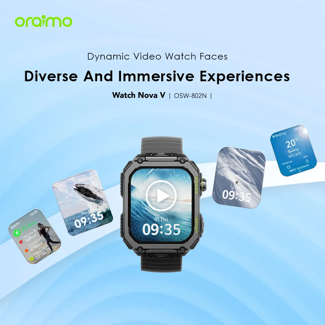 oraimo Watch Nova V 2.01" HD Video Watch Faces Smart Watch OSW-802N oraimo Watch Nova V 2.01 HD Video Watch Faces Smart Watch osw 802n 9