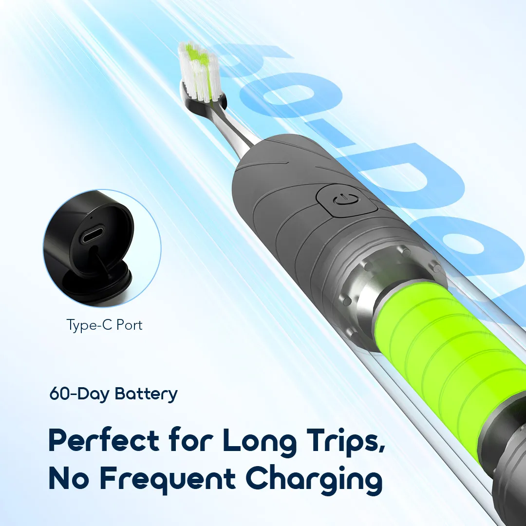 oraimo Magnisonic Sonic Power Electric Toothbrush OPC-ET500N oraimo electric teethbrush magnisonic opc et500n long battery usage 5