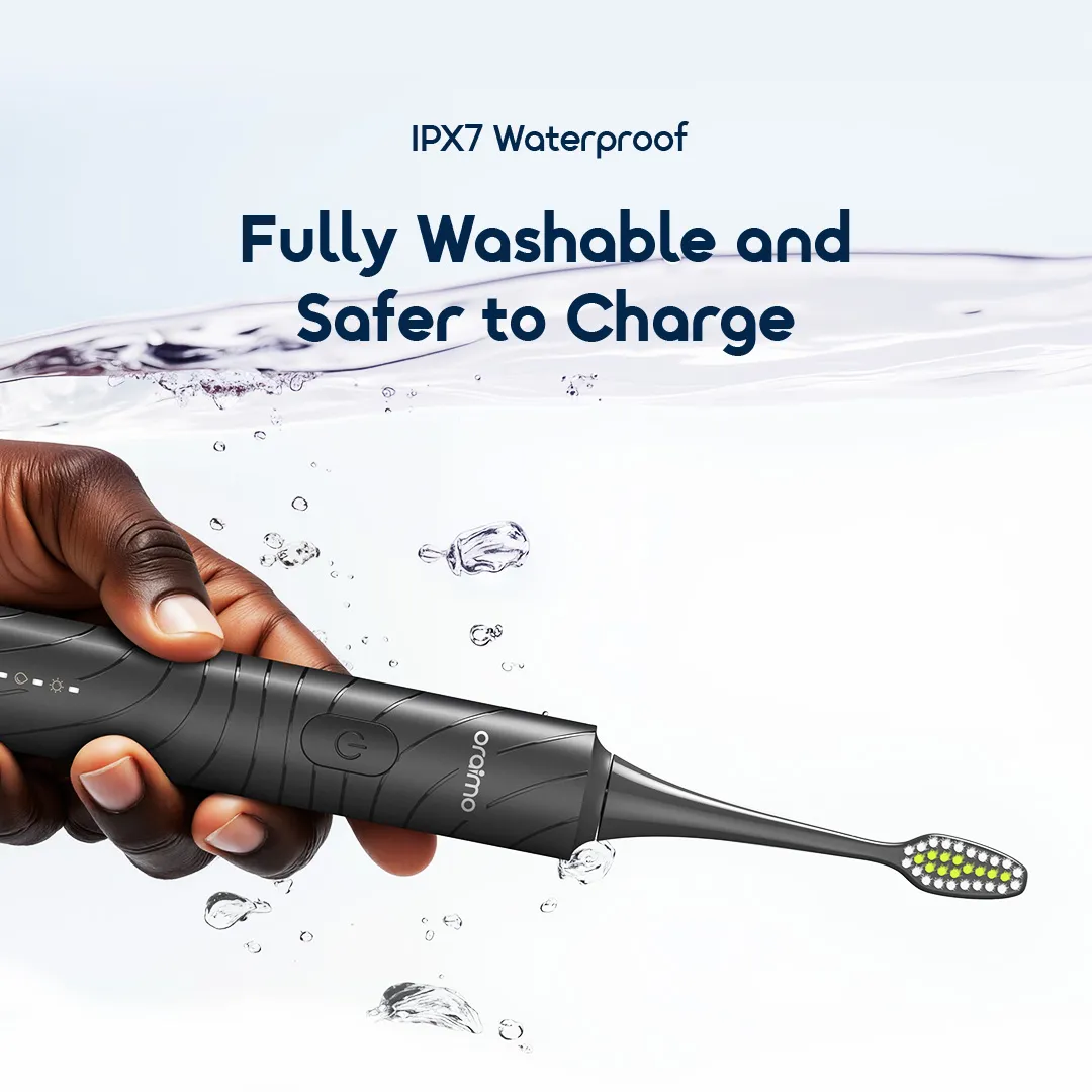 oraimo Magnisonic Sonic Power Electric Toothbrush OPC-ET500N oraimo electric toothbrush magnisonic opc et500n waterproof 6