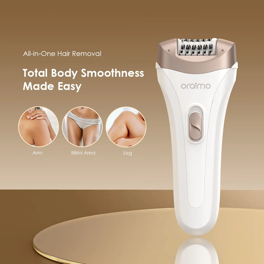 oraimo SilkSmooth Women Hair Removal Epilator OBE-210N oraimo epilator silksmooth obe 210n all in one 4