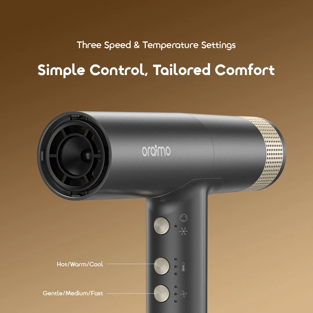 oraimo Swift Dry High-Speed Motor Hair Dryer OHD-550N oraimo hair dryer swift dry ohd 550n 3 settings 7