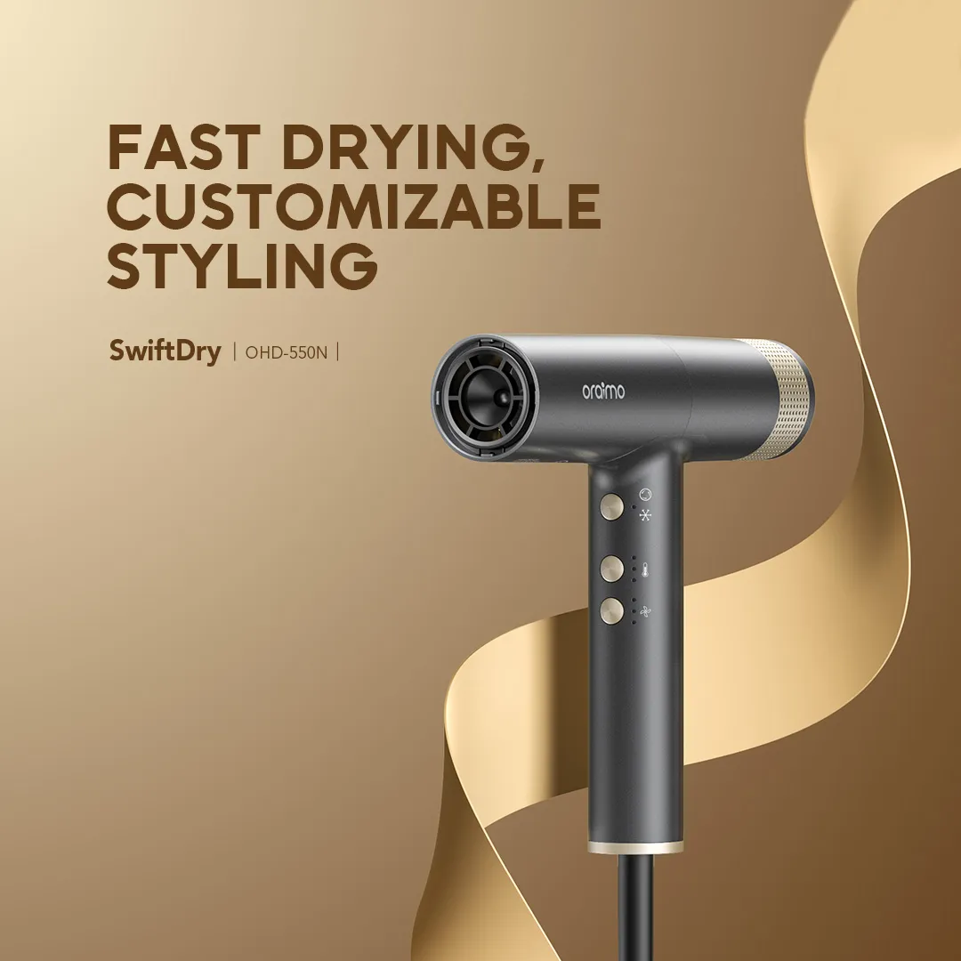 oraimo Swift Dry High-Speed Motor Hair Dryer OHD-550N oraimo hair dryer swift dry ohd 550n features 1
