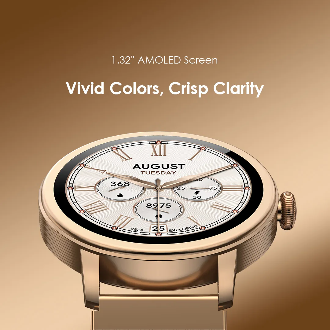 oraimo Watch Muse 1.32” AMOLED IP68 Smart Watch OSW-831N oraimo watch muse OSW 831N Vivid Colors