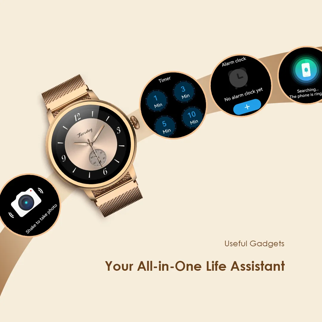 oraimo Watch Muse 1.32” AMOLED IP68 Smart Watch OSW-831N oraimo watch muse OSW 831N Your All in One Life Assistant