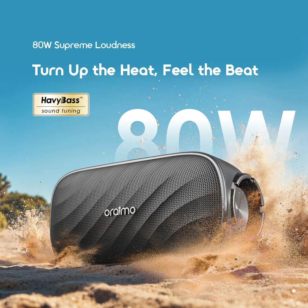 oraimo SpaceBox Pro 80W Karaoke-Support Wireless Speaker OBS-682 speaker spacebox pro obs 682 3 80w