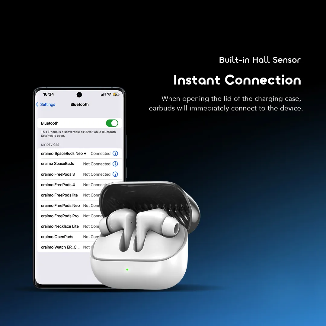 wireless earphones spacebuds neo plus otw 323p 10 instant coonection