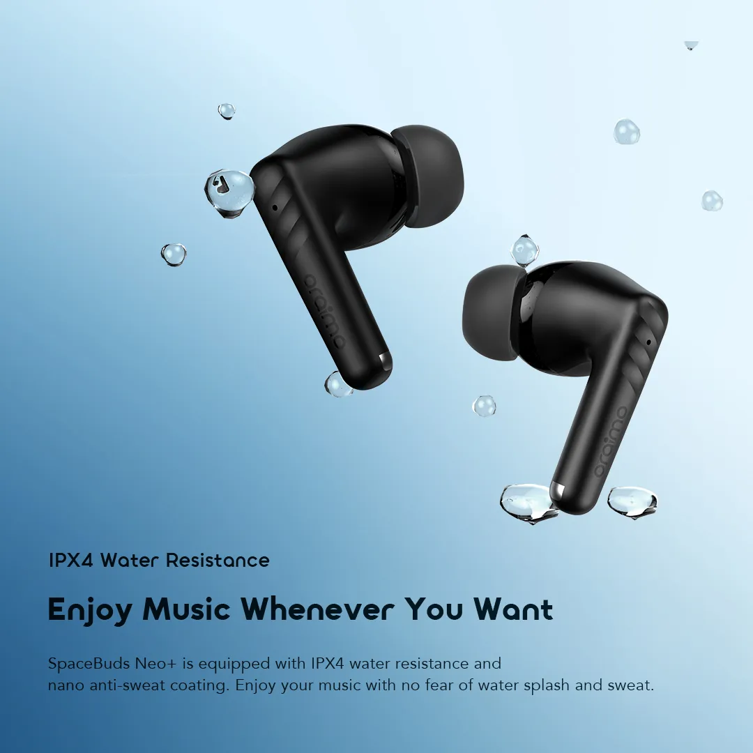 wireless earphones spacebuds neo plus otw 323p 9 ipx4 waterproof