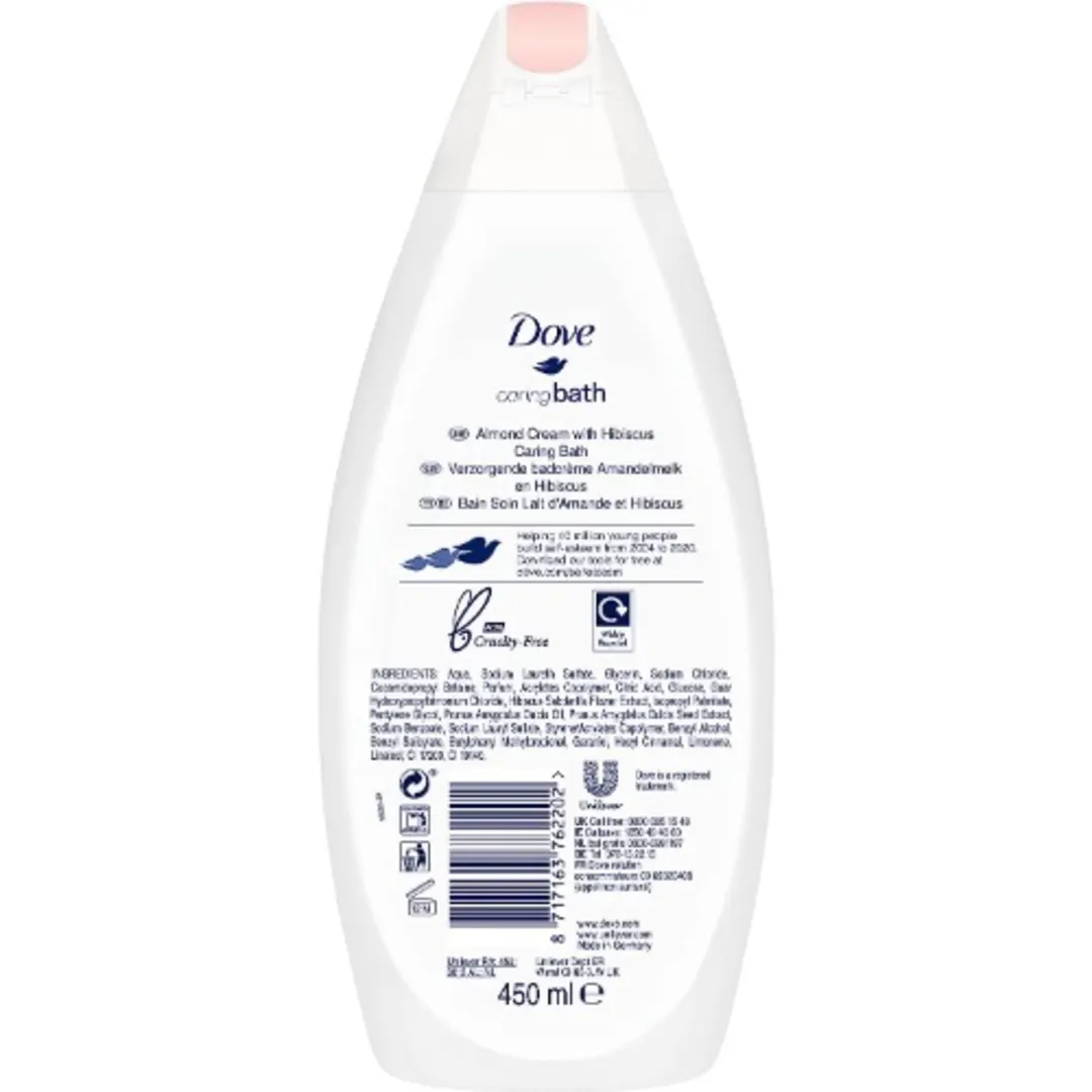 Dove – Shower Gel – Caring Bath (Almond Cream & Hibiscus) 218115 1688734157