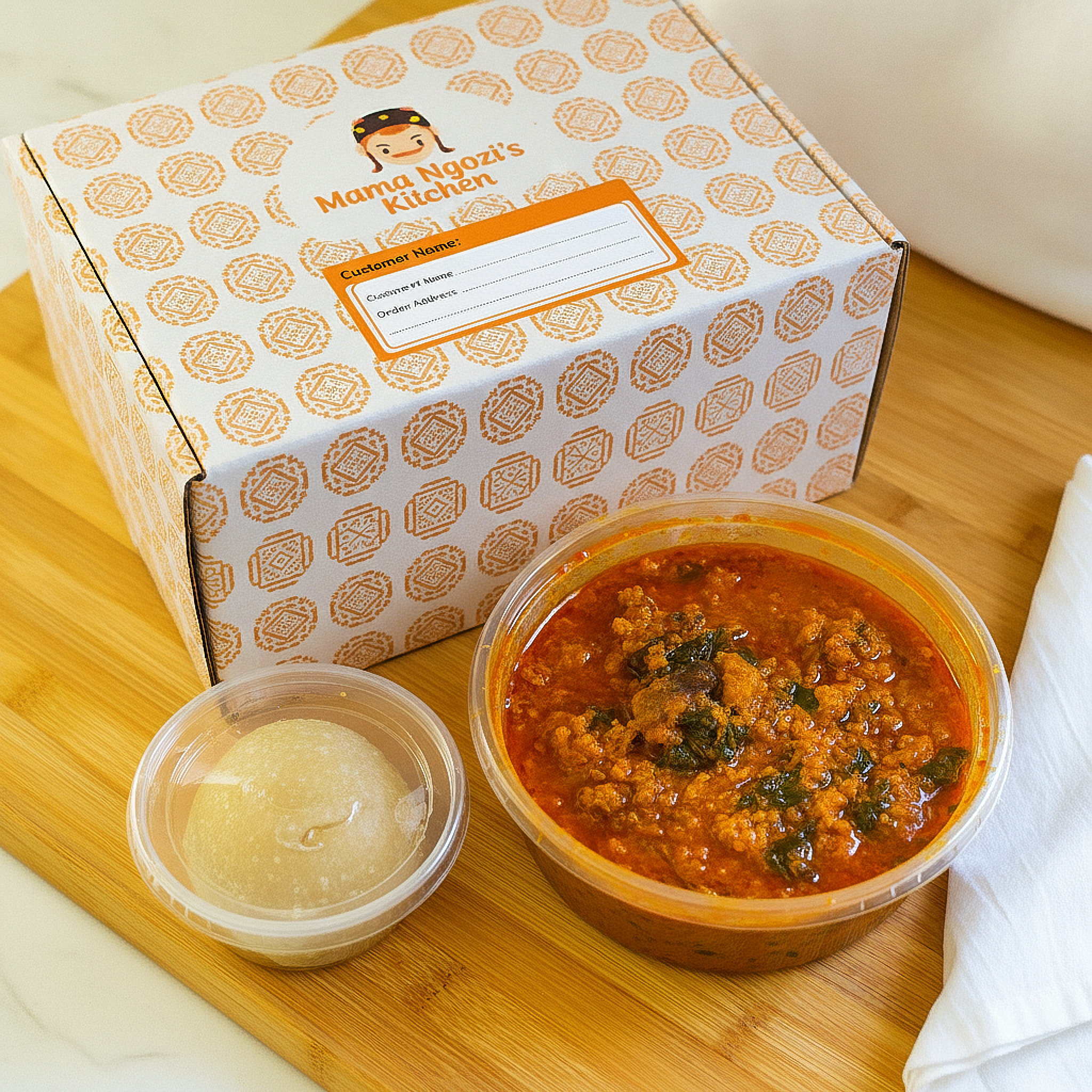 Eba & Egusi Soup Eba Egusi Soup 1