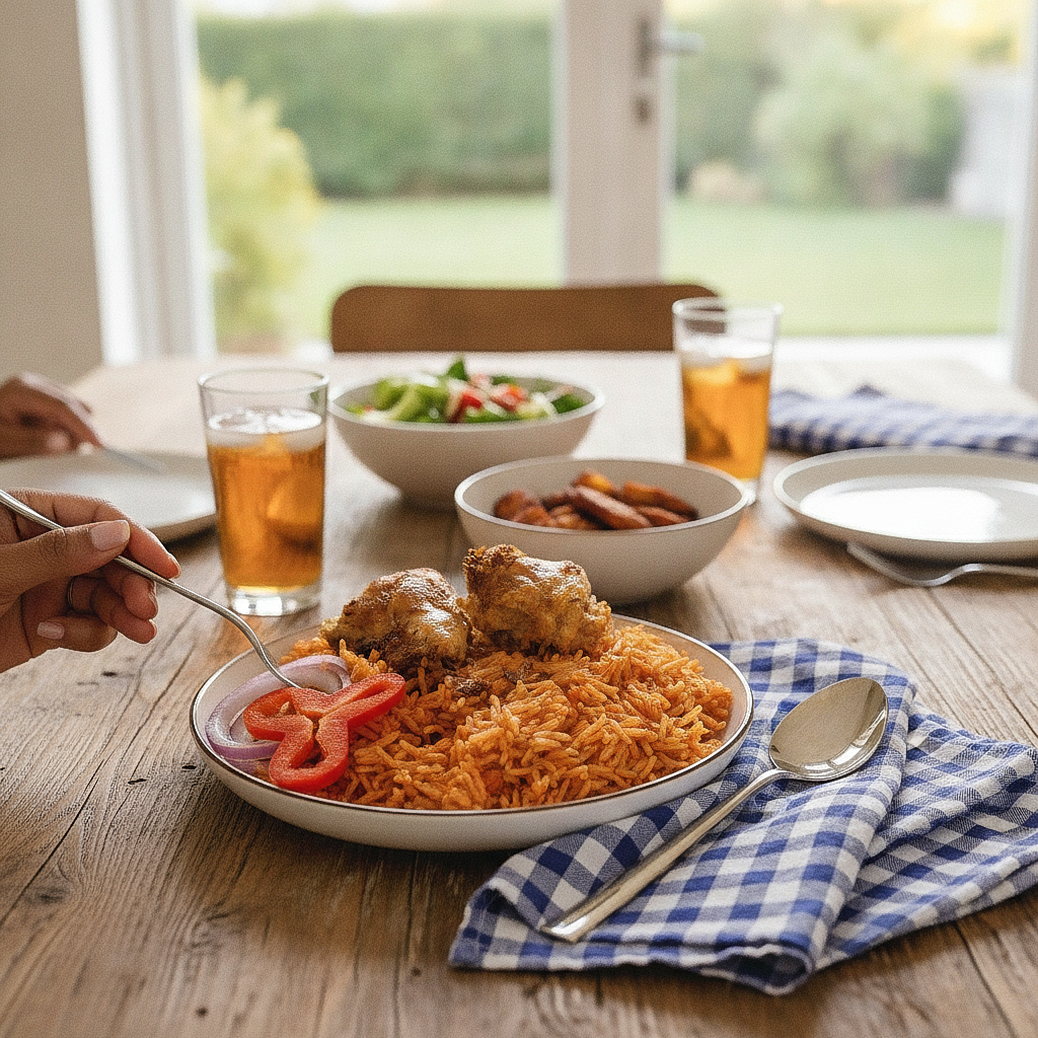 Jollof Rice & Chicken Jollof Rice Chicken 3