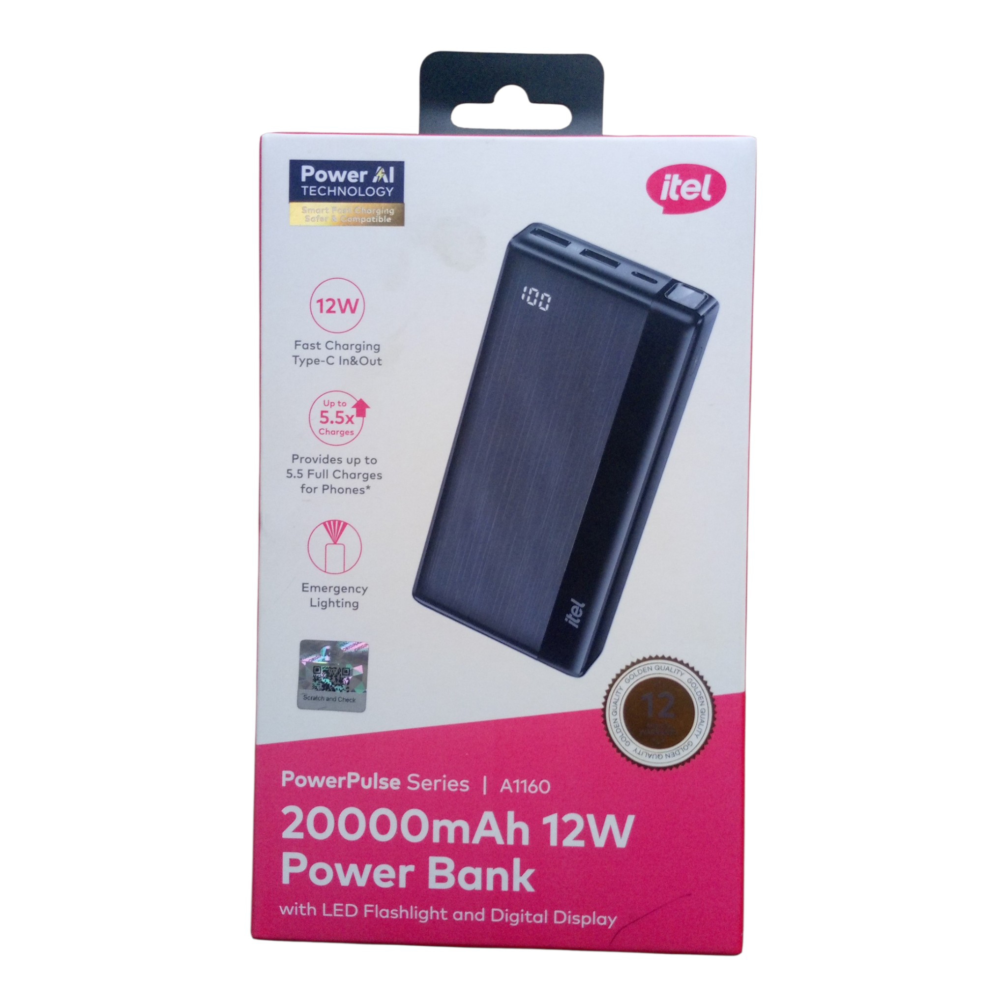 Itel Power Bank (Itel PowerPulse A1160) IMG 20260716 140222 227